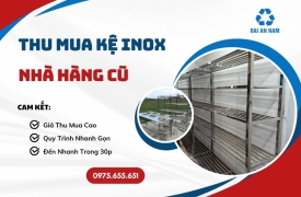 Thu mua kệ inox nhà hàng cũ