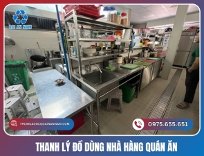 Thanh Lý Đồ Dùng Nhà Hàng Quán Ăn