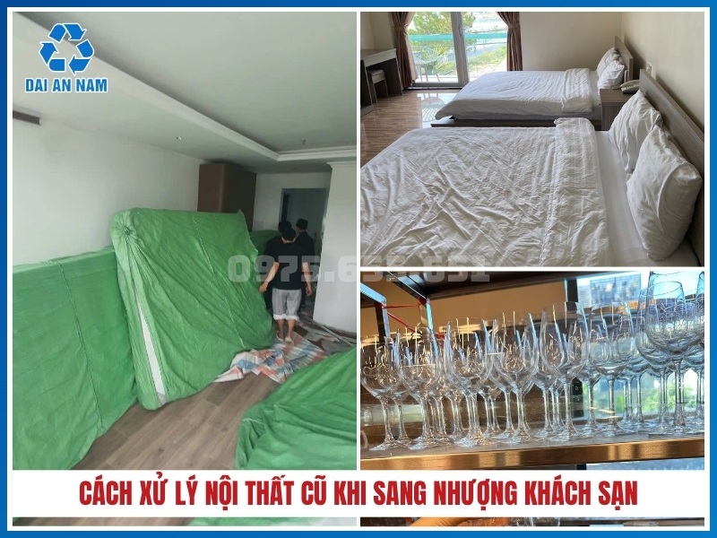 cách xử lý nội thất cũ khi sang nhượng khách sạn