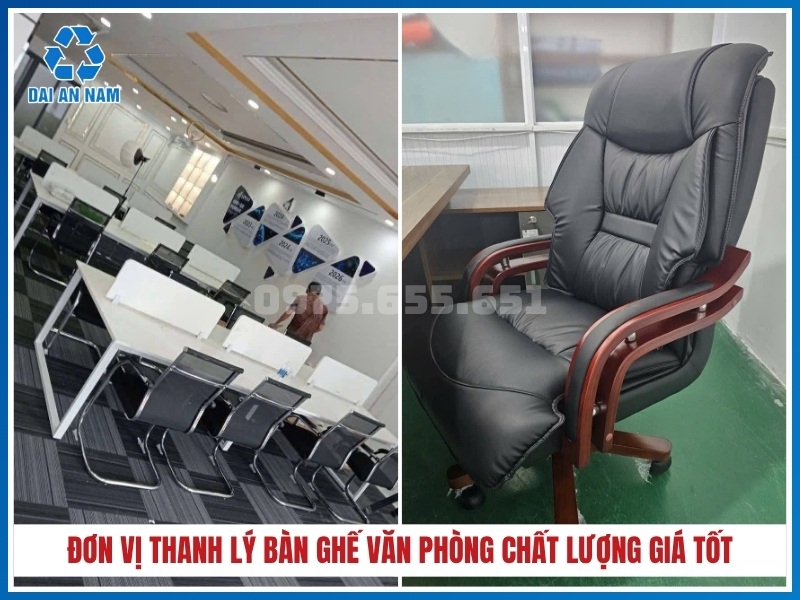 Đơn vị thanh lý bàn ghế văn phòng chất lượng giá tốt