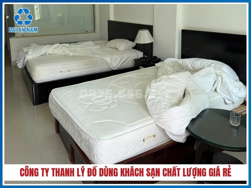 Công ty thanh lý đồ dùng khách sạn chất lượng giá rẻ