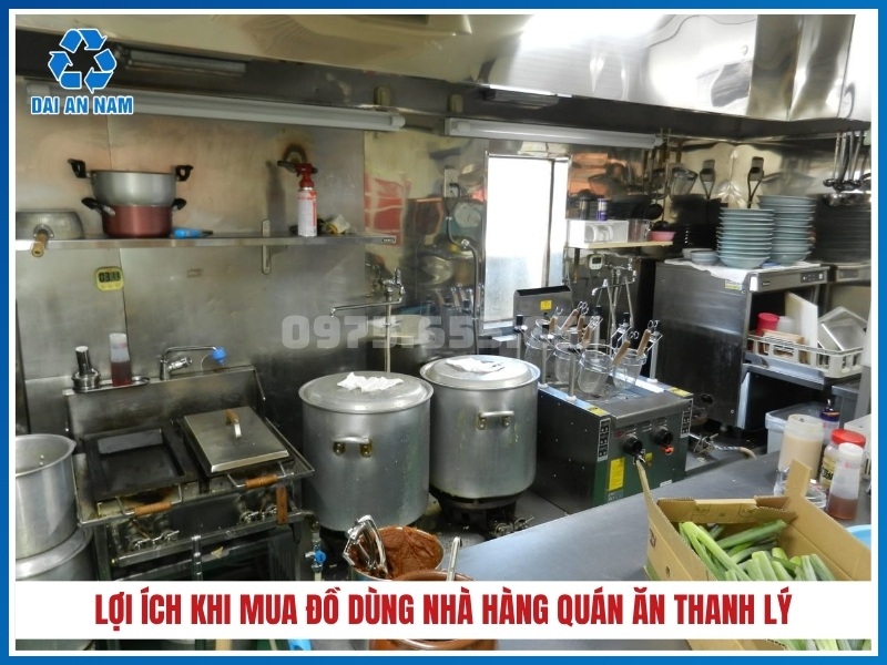 lợi ích khi mua đồ dùng nhà hàng quán ăn thanh lý