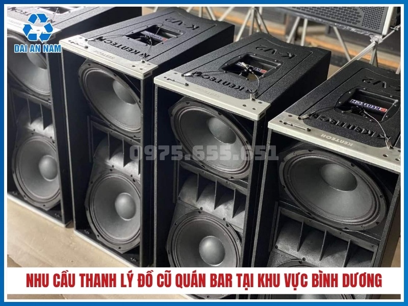 Nhu cầu thanh lý đồ cũ quán bar tại khu vực Bình Dương