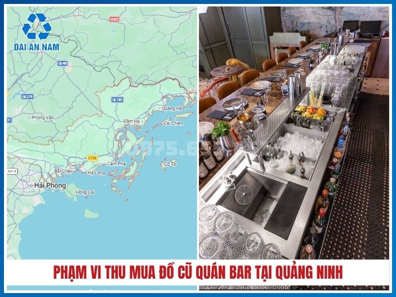 Phạm vi thu mua đồ cũ quán bar tại Quảng Ninh