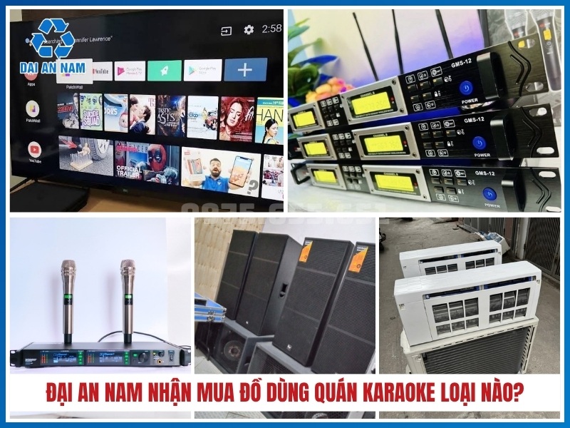 Đại An Nam nhận mua đồ dùng quán karaoke loại nào?