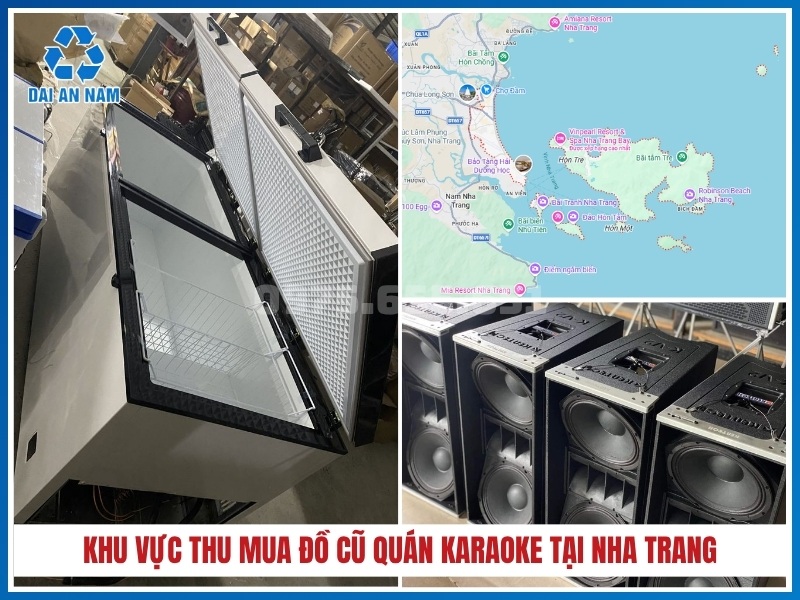 Khu vực thu mua đồ cũ quán karaoke tại Nha Trang