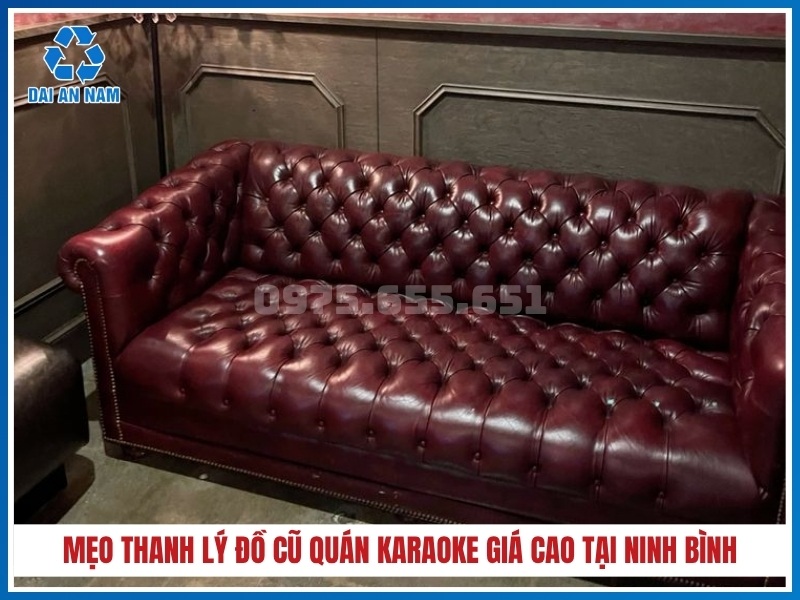 mẹo thanh lý đồ cũ quán karaoke giá cao tại Ninh Bình