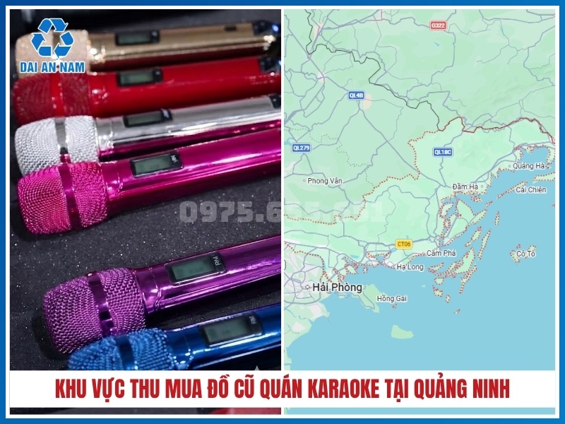 Khu vực thu mua đồ cũ quán karaoke tại Quảng Ninh