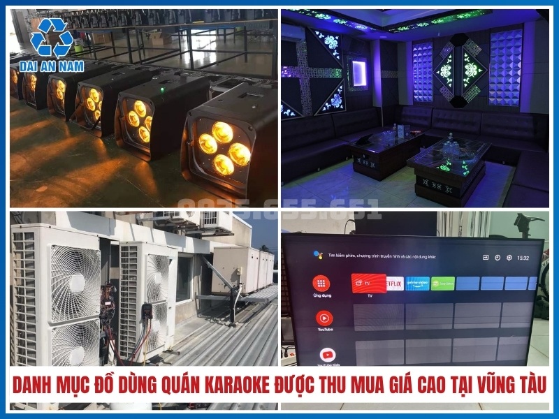 Danh mục đồ dùng quán karaoke được thu mua giá cao tại Vũng Tàu