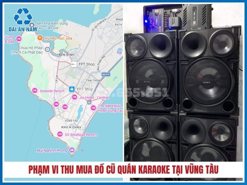Phạm vi thu mua đồ cũ quán karaoke tại Vũng Tàu