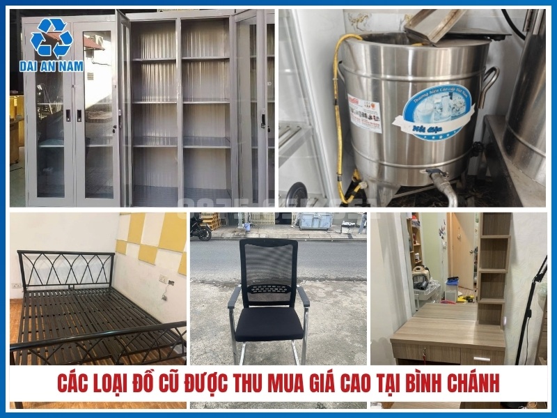 Các loại đồ cũ được thu mua giá cao tại Bình Chánh