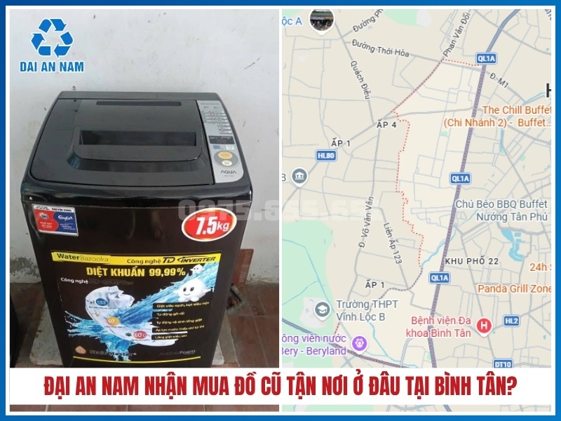 Đại An Nam nhận mua đồ cũ tận nơi ở đâu tại Bình Tân?