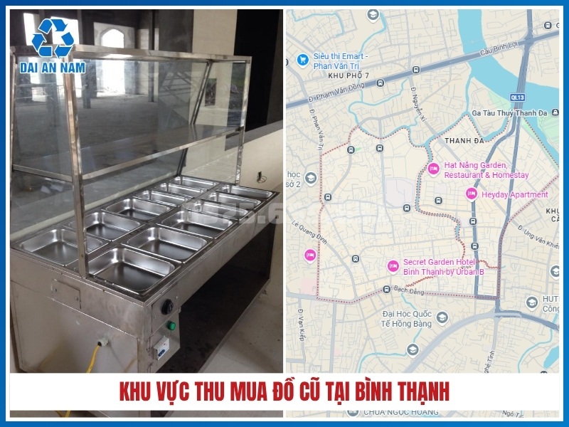 Khu vực thu mua đồ cũ tại Bình Thạnh