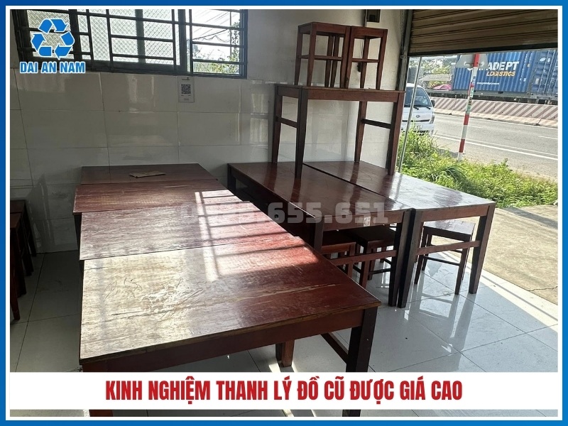 Kinh nghiệm thanh lý đồ cũ được giá cao
