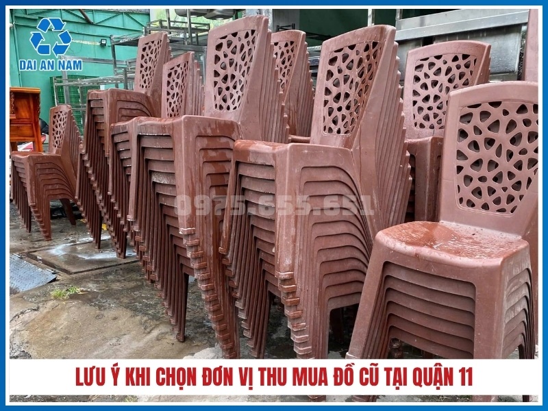 lưu ý khi chọn đơn vị thu mua đồ cũ tại Quận 11