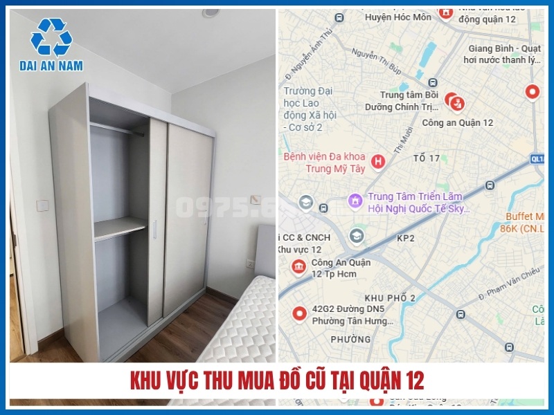 Khu vực thu mua đồ cũ tại Quận 12
