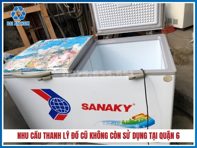 Nhu cầu thanh lý đồ cũ không còn sử dụng tại Quận 6