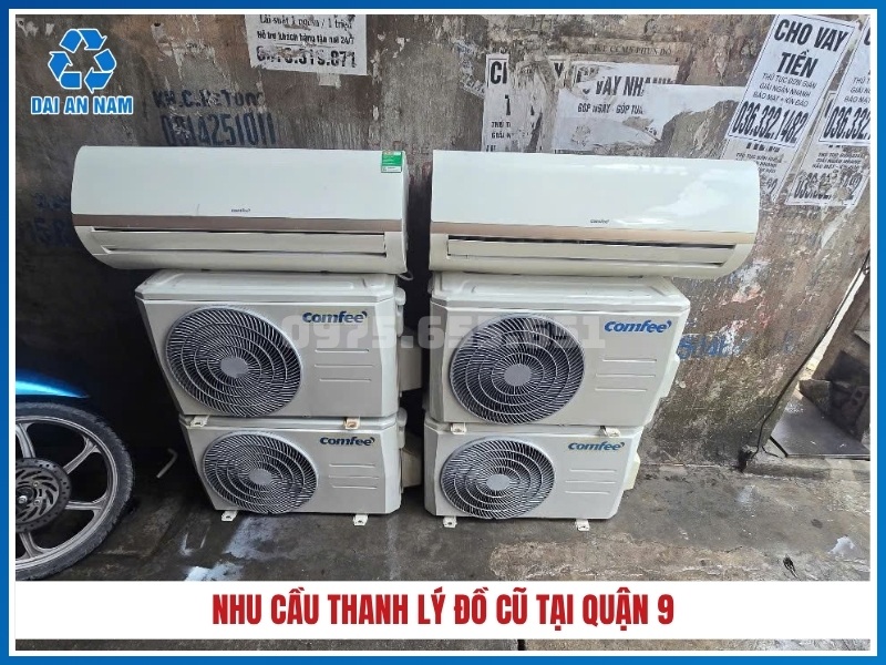 Nhu cầu thanh lý đồ cũ tại Quận 9