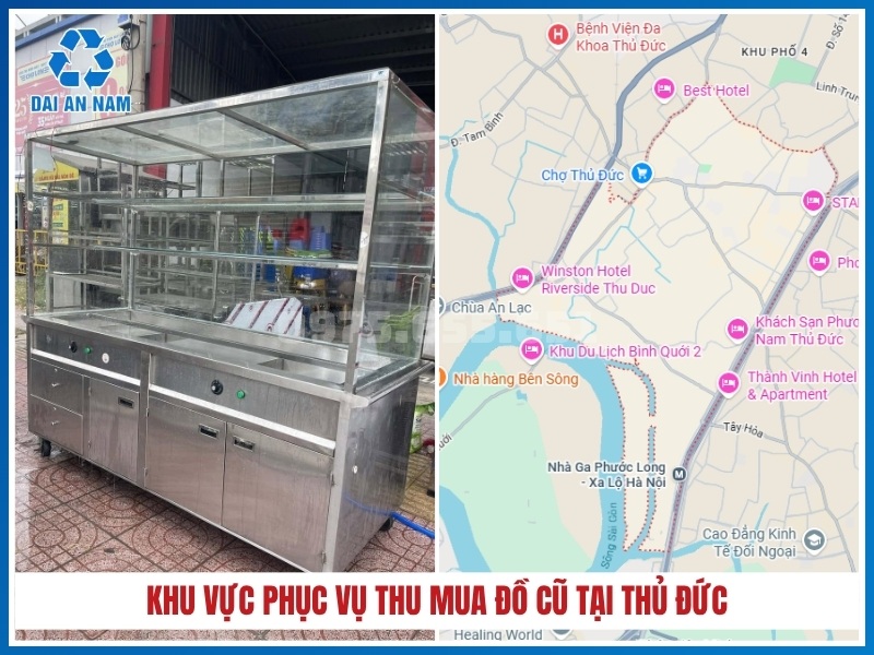 Khu vực phục vụ thu mua đồ cũ tại Thủ Đức
