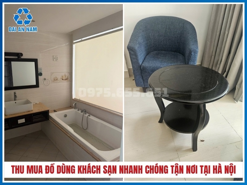 Dịch vụ thu mua đồ dùng khách sạn nhanh chóng tận nơi tại Hà Nội