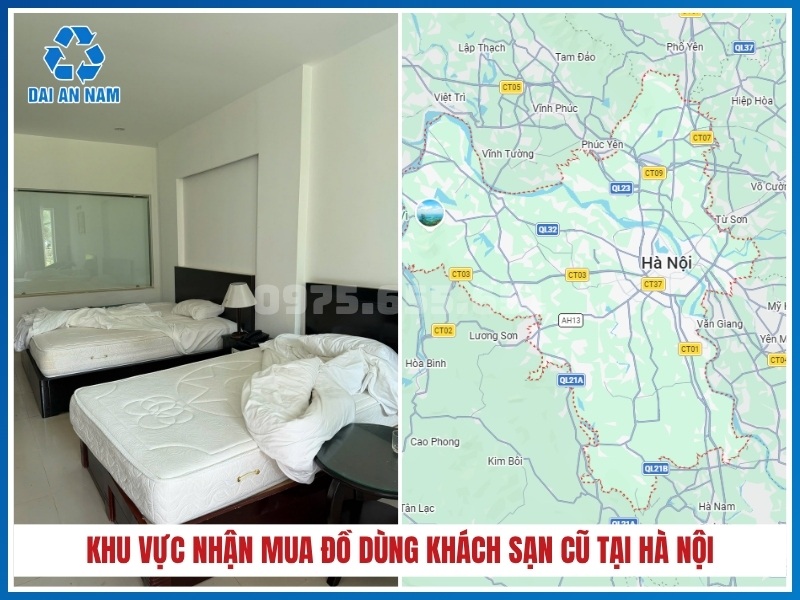 Khu vực nhận mua đồ dùng khách sạn cũ tại Hà Nội