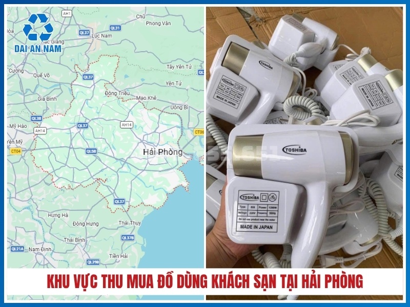 Khu vực thu mua đồ dùng khách sạn tại Hải Phòng
