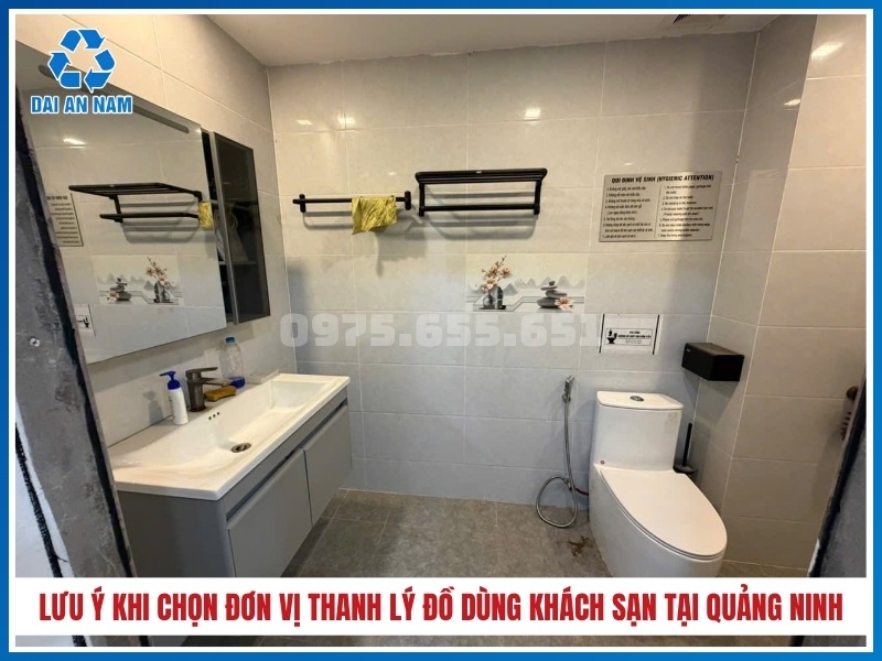 Lưu ý khi chọn đơn vị thanh lý đồ dùng khách sạn tại Quảng Ninh