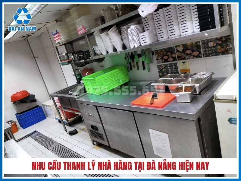 Nhu cầu thanh lý nhà hàng tại Đà Nẵng hiện nay
