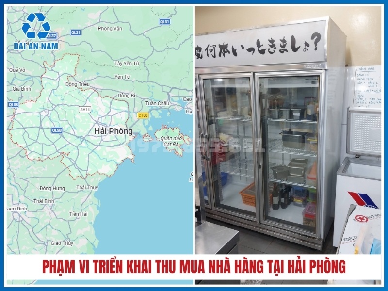 Phạm vi triển khai thu mua nhà hàng tại Hải Phòng