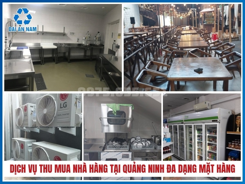 Dịch vụ thu mua nhà hàng tại Quảng Ninh đa dạng mặt hàng