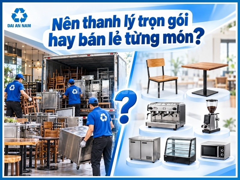 Nên thanh lý trọn gói hay bán lẻ từng món?