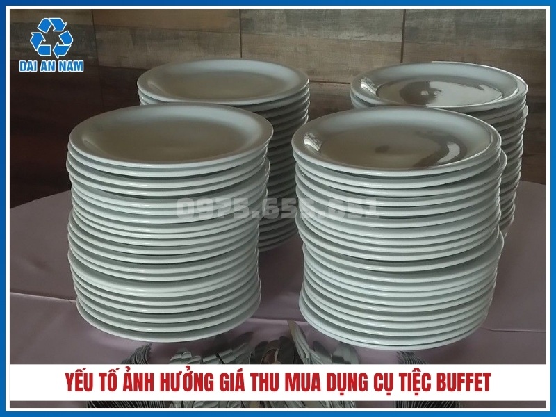 yếu tố ảnh hưởng giá thu mua dụng cụ tiệc buffet