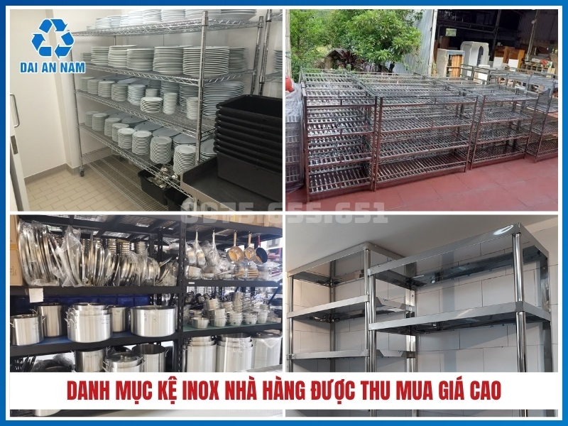 Danh mục kệ inox nhà hàng được thu mua giá cao