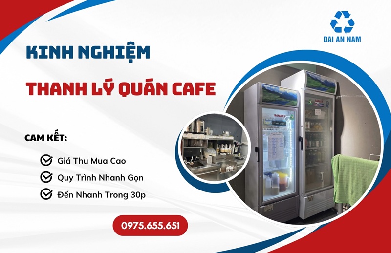 thu mua đồ dùng quán cafe giá tốt
