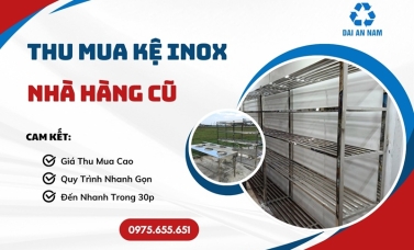 Thu mua kệ inox nhà hàng cũ