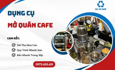Dụng cụ mở quán cafe